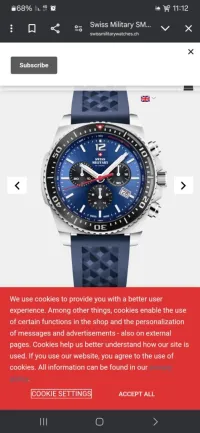 Montre swiss military cronaulogique original 