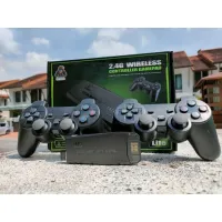 Console de jeux vidéo +10000 jeux - 2,4G - télécommande sans fil - Noir