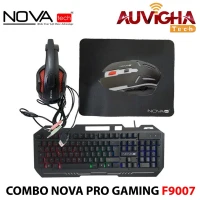 CLAVIER +SOURIS +CASQUE +TAPIS S. - PRO GAMING 4IN1