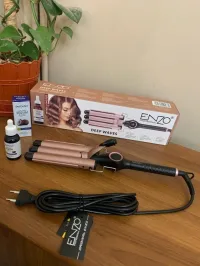 ENZO PROFESSIONAL Fer à Boucler Triple Barillet  مكواة تجعيد ثلاثية الأسطوانات