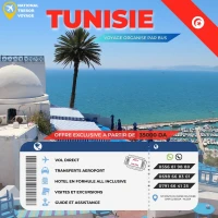 Tunisie par bus à partir 35 000 da