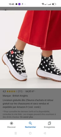 Basket British Knight montante dernier modèle 