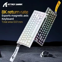 Attack Shark X68/X65 He Flagship Rapid Trigger Magnetic Keyboard 0.01mm / 0.01ms / Hall Effect 