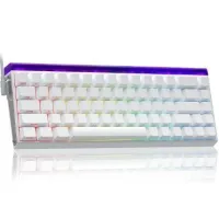 CLAVIER AULA HERO 68 8K WHITE ( MAGNETIQUE SWITCH )