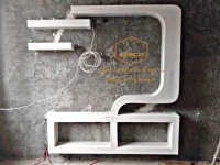 Placo plâtre dicoration avec PVC plafond