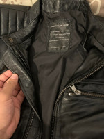 manteaux-et-vestes-veste-en-cuir-noire-taille-s-ouled-fayet-alger-algerie