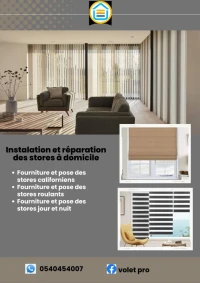 Instalation et réparation des stores à domicile