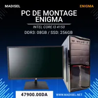 PC DE MONTAGE ENIGMA I3 4150 / 08GB / 256GB SSD