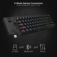 CLAVIER REDRAGON K530 PRO DRACONIC RED SWITCH WIRELESS