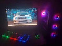 Pc et écran gamer