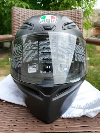 Casque agv k1 noir mât taille M/L neuf jamais porté avec sa housse de transport 