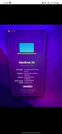 Macbook air 2020