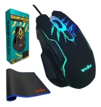 SOURIS GAMER 3200DPI WEIBO WK-411 AVEC Tapis de souris