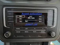 Activation Bluetooth volkswagen caddy 2016 jusqu'à 2020 commercial et vitré base 