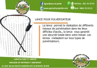 LANCE DE PULVERISATEUR