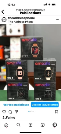 Montre Amazfit GTS 4