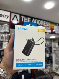 Batterie Externe Power bank Anker 10k 30w  3-en-1chargeur secteur et câble 