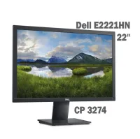 Ecran Dell E2221HN 22 pouces large en FHD avec 60Hz/dalle TN 16:9ème/5ms/HDMI/VGA