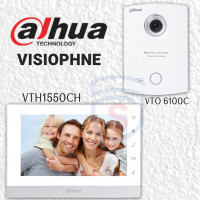 securite-alarme-visiophone-ip-dahua-vto6100c-ecran-vth-1550ch-ghardaia-algerie