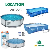 LOCATION DES PISCINES HORS SOL كراء المسابح