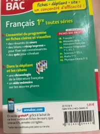 VENTE DE LIVRES SCOLAIRES  Collège & Lycée (Programme Français) 
