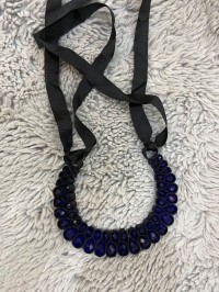 عقود-و-قلائد-collier-signature-en-velours-et-pierre-السنية-وهران-الجزائر