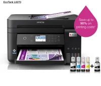 Imprimante Epson EcoTank L6270 multifonction/couleur/encre/Wifi et USB/recto verso/ADF/Écran LCD