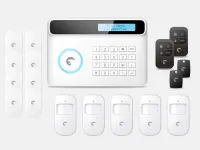 Kit Alarme Anti Intrusion Sans FIL GSM Appels & SMS  13 Détecteurs