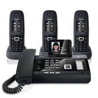Mini Standard Téléphonique Siemens Gigaset DL500A + 3 combinés R650H + Bluetooth 