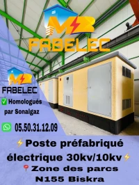 Poste transformateur  préfabriqué en béton 