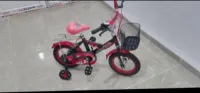 Velo BMX 12 pouce Marque SILBEBE couleur rouge et noir  