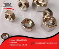 Ecrou hexagonal INOX A4 - A2  