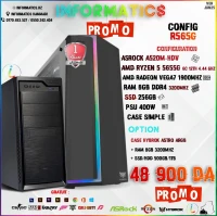 INFORMATICS CONFIG R565G  PC GAMER - ASRock A520M-HDV - 8GB DDR4 - 256GB SSD