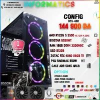 INFORMATICS CONFIG R55-460 PC GAMER | RTX 4060 08GB OC| 512GB | 16GB 