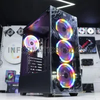 ADR 5045 Gaming Mid-Tower Case - 3/4 FRGB Fans