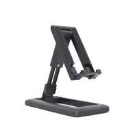 Support De Bureau Pliable - Pour Téléphone & Tablette - Noir
