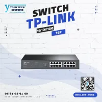 SWITCH TP-LINK 16PORTS 10/100/1000 TL-SG1016D