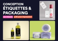 Conception étiquettes et packaging sur mesure