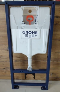 CHASSE ENCASTRE GROHE AVEC PLAQUE CHEROME