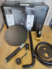 COLONNE DOUCHE ENCASTRE MILOS NOIR IMEX