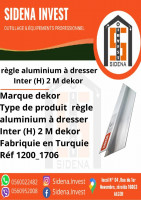 materiaux-de-construction-regle-aluminium-a-dresser-inter-h-2m-dekor-zeralda-alger-algerie