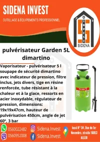 Pulvérisateur Garden 5 L - DIMARTINO