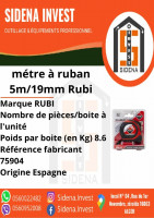 materiaux-de-construction-metre-a-ruban-5m-x-19mm-rubi-zeralda-alger-algerie