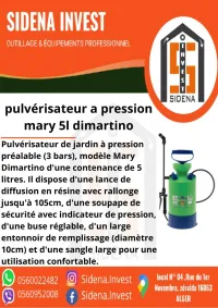 Pulvérisateur à pression MARY 5 litres - Di Martino