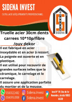 materiaux-de-construction-truelle-acier-30-cm-dents-carrees-1010-pfibreouv-dekor-zeralda-alger-algerie