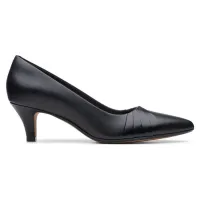 CLARKS Linvale Crown Black Leather