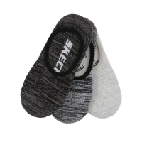 3Pk Mens 1/2 Terry Free Run Liner Medium Combo