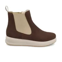 Leather Woman Ankle Boot Dark-Brown