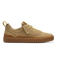 CLARKS Somerset Lace Oakwood Suede