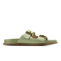 Marisol Footbed Sandals Oil Green Ltr